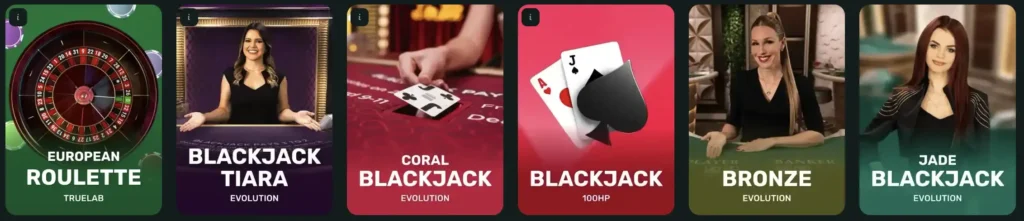 Betnjet Casino en Direct