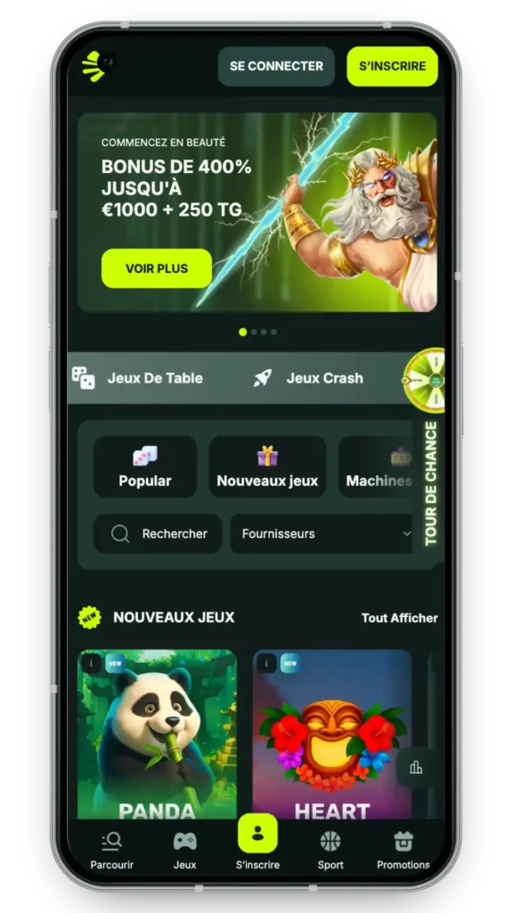 Betnjet Casino mobile app