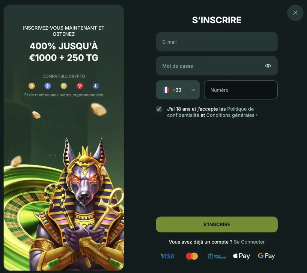 betnjet enregistrement